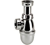 Сифон для умывальника Nicoll хромированный пластик, 1 1/4х32 L211M-0201231