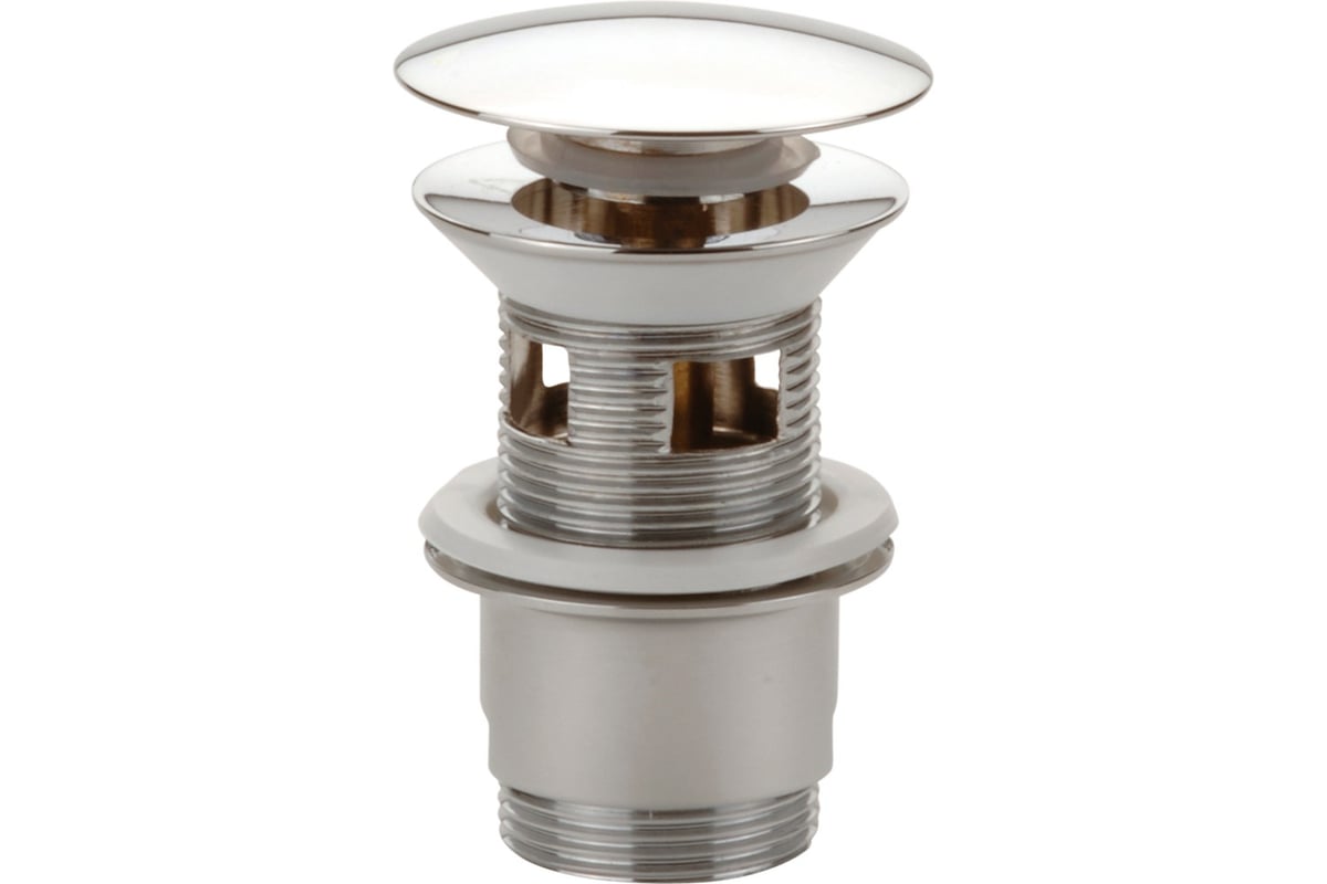 Выпуск для умывальника Nicoll с переливом, автомат CLIC CLAC, хром ...