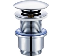 Донный клапан Cezares с системой "Клик-клак" без перелива, хром CZR-SC-01
