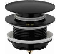 Донный клапан для ванны Wonzon & Woghand, черный матовый WW-SS105-MB