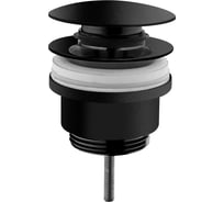 Донный клапан для раковины Vitra с переливом, нажимной, черный матовый A4514936
