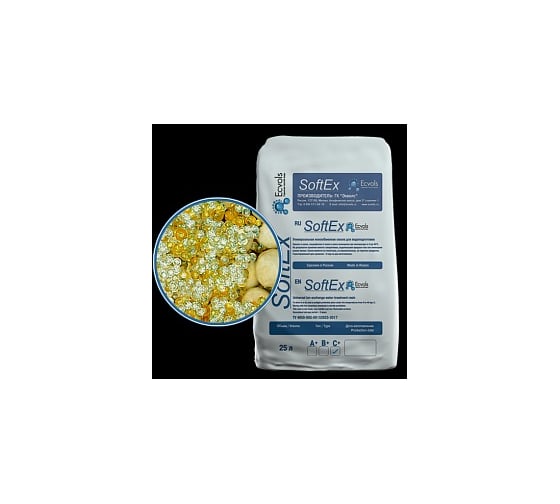 Ионообменная смола микс Ecvols SoftEx C+ 5 л 00.00010844