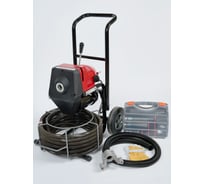 Прочистная машина PipeSnake AN200A, для труб 50-250 мм, спираль 32 мм HL-AN200A