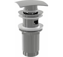 Водослив для умывальника Alcadrain A393 click/clack 5/4, цельнометаллический 00022273