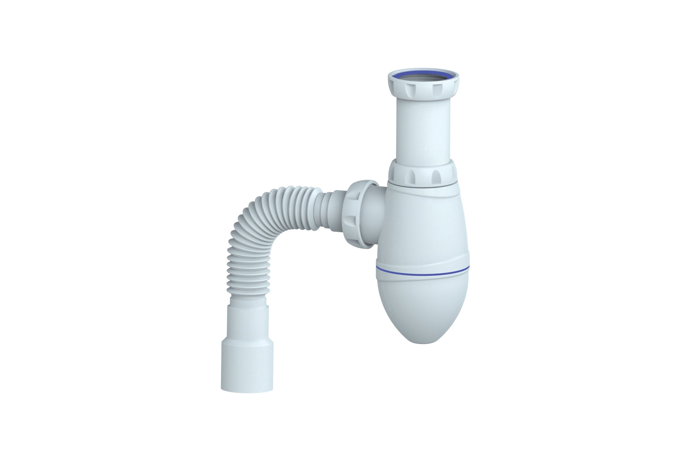 M420Сифондлятюльпана,умывальникабезвыпуска11/4"(Ø32)гибкийотводвканализациюØ32x32/40UnicornМ420