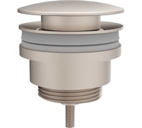 Донный клапан для раковины с переливом VitrA Origin нажимной, никель A4514934