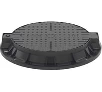 Люк чугунный тяжелый DKC тип С250 по ГОСТ 3634 2019, с запорным устройством и уплотняющей прокладкой, 1 шт 600250C