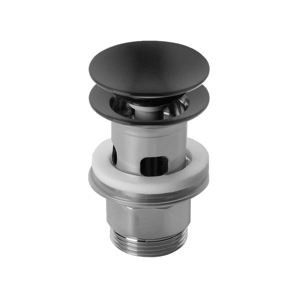 Донный клапан с системой клик-клак Jacob Delafon Nouvelle Vague черный ...