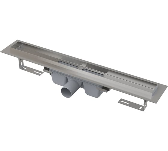 Водоотводящий желоб с порогами для цельной решетки Alcadrain APZ6S-650 Professional 00066085 1