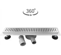 Канал душевой ООО ПКФ Сварком д= 50 нерж, решетка нерж 550мм, сухой СанТех s048868