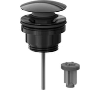 Донный клапан универсальный Milleau Tissage Черный глянец ML35011C/C-GB