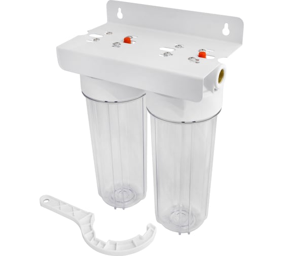 Корпус двойной магистрального фильтра FPC-10SL-42-12DUO, 1/2" MPF ИС.230135