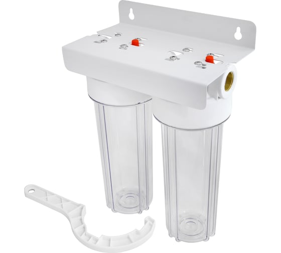 Корпус двойной магистрального фильтра FPC-10SL-42-34DUO, 3/4" MPF ИС.230136