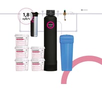 Комплект коттеджной системы Барьер ACE 1252-1комплекс, обезжелезивание и очистка от органики, с засыпкой УЛЬТРАМИКС P и защитой от конденсата в комплекте О054Р14