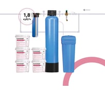 Комплект коттеджной системы Барьер ACE 1252-1 комплекс, обезжелезивание и очистка от органики, c засыпкой УЛЬТРАМИКС P в комплекте О054Р15