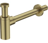 Бутылочный сифон для умывальника IDDIS матовое золото, Optima Home, OPTMG00i84