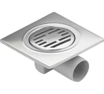 Трап ООО ПКФ Сварком д= 50 горизонтальный пласт, решетка нерж 150x150 СанТех s057205