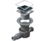Точечный трап Pestan Confluo Standard 15х15 Black Glass 2 13000090 2