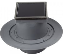 Точечный трап Pestan Confluo Standard 10х10 Vertical Dry Black Glass 13000110