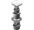 Точечный трап Pestan Confluo Standard 10х10 Vertical Dry White Glass 13000111 00202569 2