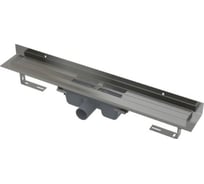 Водоотводящий желоб для решетки Alca Plast с порогами и фиксированным воротником APZ16-650