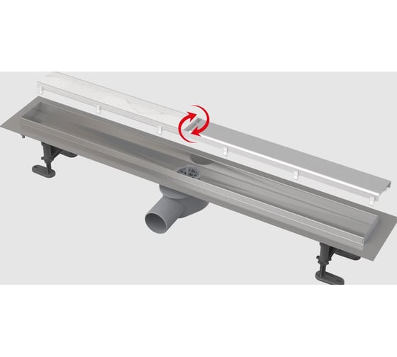 Водоотводящий желоб Alca Plast APZ13-DOUBLE9-650
