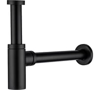 Сифон для раковины HOLLER H82-7 черный матовый 327940