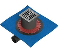 Душевой трап Vitra SquAre 15x15, SC800, изолированный, матовый хром 59980106000