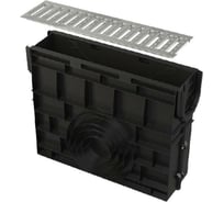Пескоуловитель для дренажного канала Alca Plast без рамы, с оцинкованной решеткой AVZ101R-R101S