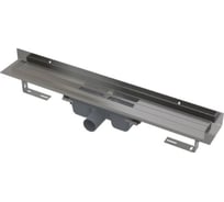 Водоотводящий желоб для решетки Alca Plast с порогами и фиксированным воротником APZ16-850