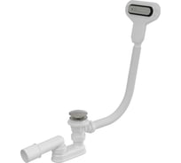 Сифон для ванны Alca Plast CLICK/CLACK, с плоским переливом, хром A516CKM