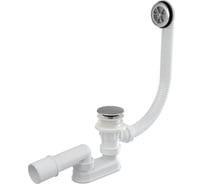 Сифон для ванны Alca Plast CLICK/CLACK, хром A505CRM-80