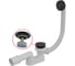 Сифон для ванны Alca Plast CLICK/CLACK, матовый черный A507BLACK-80 2