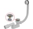 Сифон для ванны Alca Plast CLICK/CLACK, металл A507CKM-120 2