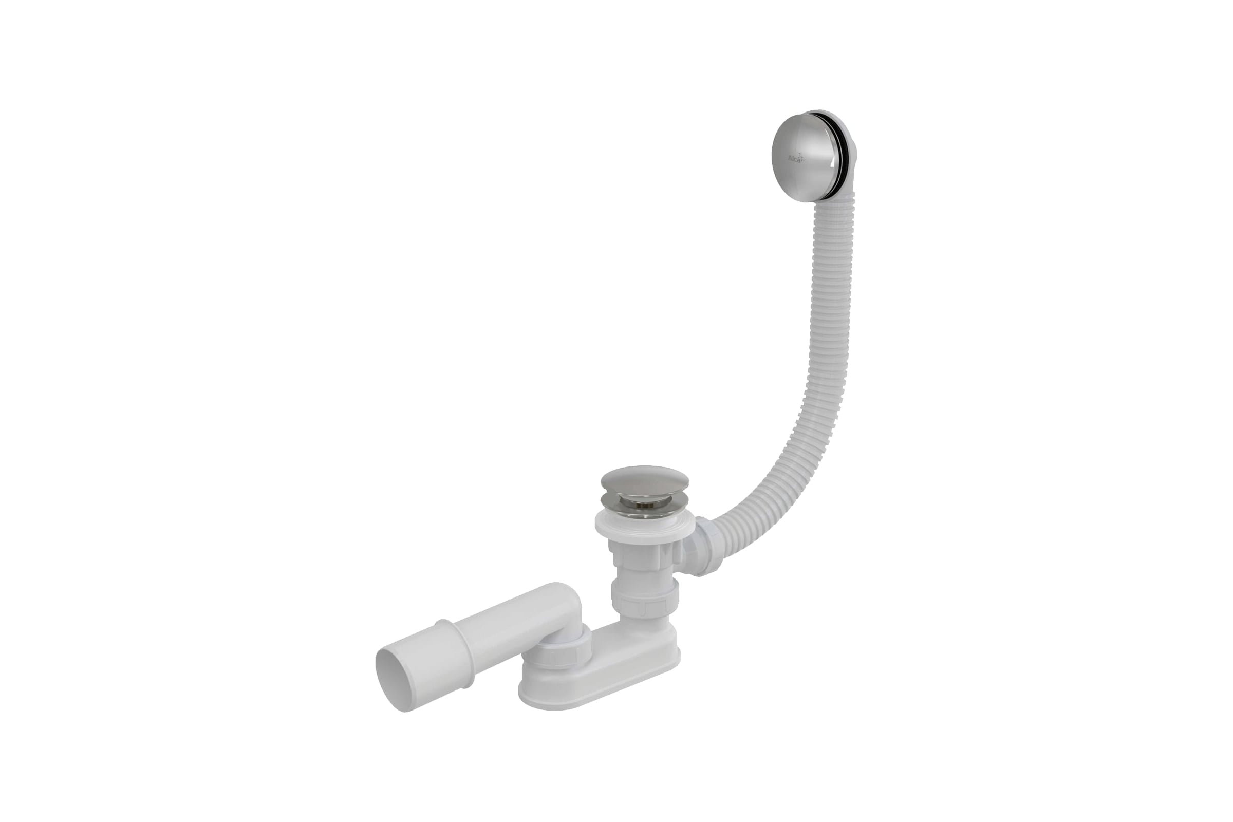 Сифон для ванны Alca Plast CLICK/CLACK, металл A504CKM - выгодная