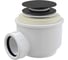 Сифон для душевого поддона Alca Plast CLICK/CLACK, матовый черный A465BLACK-50 1