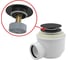 Сифон для душевого поддона Alca Plast CLICK/CLACK, матовый черный A465BLACK-50 2