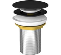 Донный клапан для раковины TESKA Click-Clack, черный PP1008