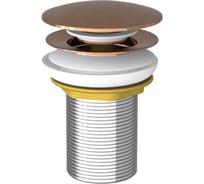 Донный клапан для раковины TESKA Click-Clack, розовое золото PP1009