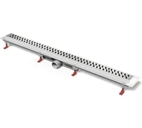 Водоотводящий желоб MCH Chudej с боковым сливом d 50, рамка нержавеющая сталь, 850 мм G HARMONY CH850/50HN