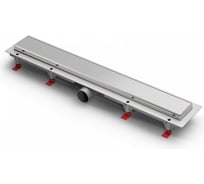 Водоотводящий желоб MCH Chudej с боковым сливом d 40, рамка нержавеющая сталь, 650 мм G KLASIK CH650KN