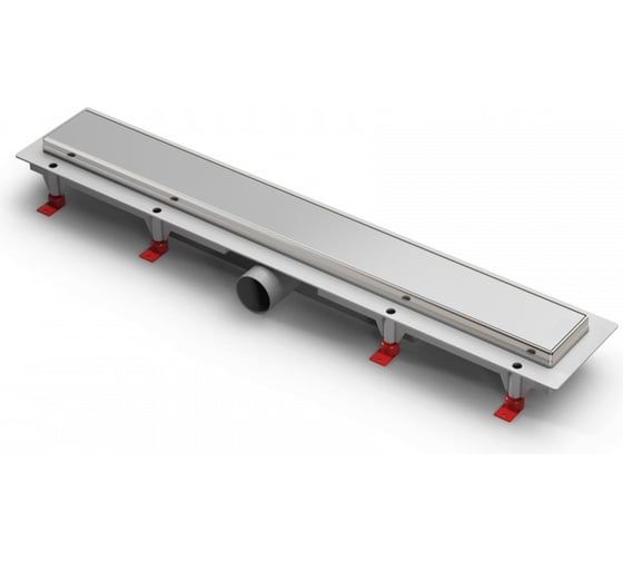 Водоотводящий желоб MCH Chudej с боковым сливом d 40, рамка нержавеющая сталь, 950 мм G KLASIK CH950KN 1