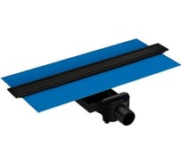 Душевой трап VitrA Eco-Flow 60 см, горизонтальный сифон, матовый черный 59980582000