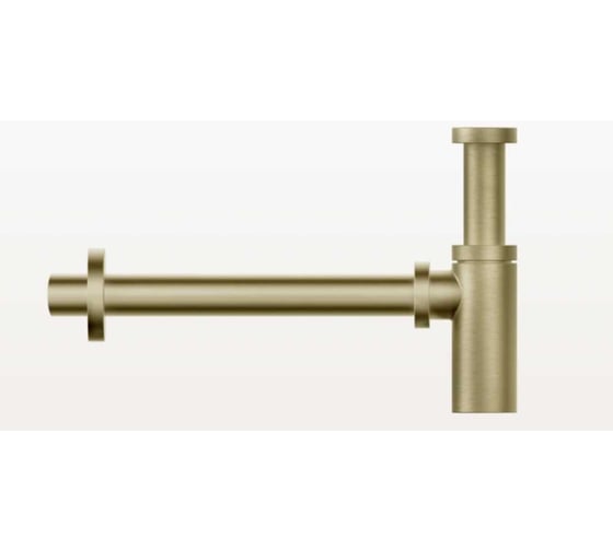 Сифон округлый Gessi цвет Brushed Brass PVD 01377.727