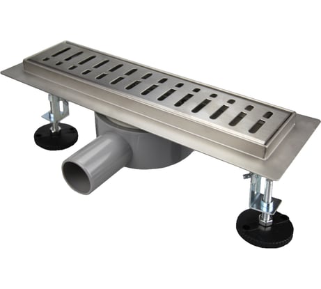 Трап для душа MPF 300 мм, нержавеющая сталь, комбинированный гидрозатвор ИС.110491