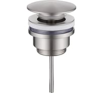 Донный клапан ABBER без перелива, фиксированный, сатин AF0012SP