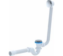 Сифон для ванны АНИ Пласт трубный, автоматический 1 1/2x40, с гофрой 40х50 EC155G 025-1031