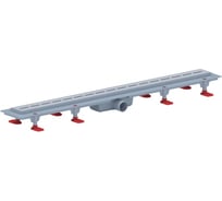 Трап пластиковый линейный с сухим выпуском АНИ Пласт 40 реш. нерж.сталь.глянец .КИЛЬ 850 TLQ1585M