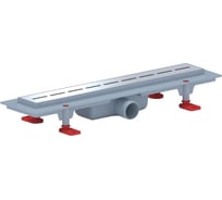 Трап пластиковый линейный с сухим выпуском АНИ Пласт 40 реш. нерж.сталь.глянец.Киль 350 TLQ1545G