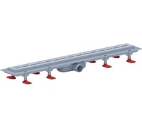 Трап пластиковый линейный с сухим выпуском АНИ Пласт 40 реш. нерж.сталь.глянец.КИЛЬ 750 TLQ1575M